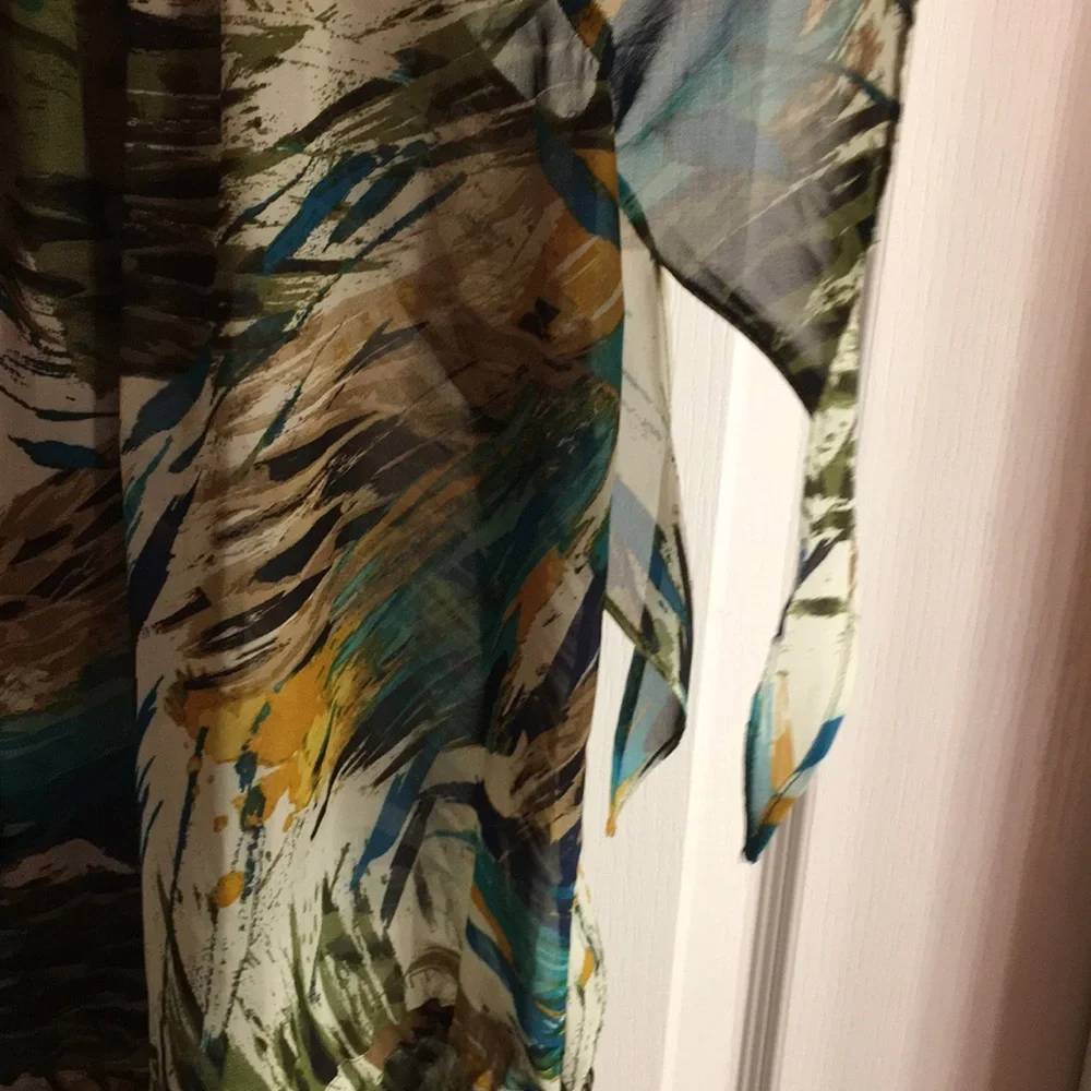 Butterfly flutter sleeve blouse 1x more like 26/28 - Picture 5 of 5